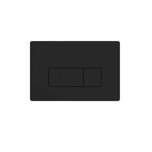 Pneumatic Push Plate / Flush Plate - Matt Black