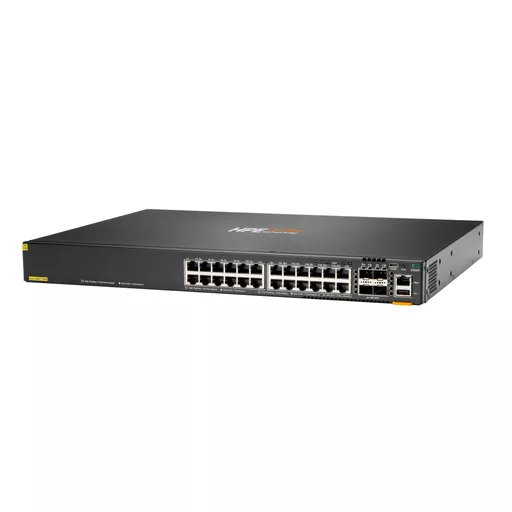 HPE Aruba Networking CX 6200F 24G Class-4 PoE 4SFP+ 370W Switch