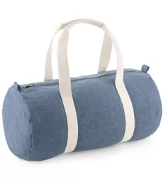 Denim Barrel Bag