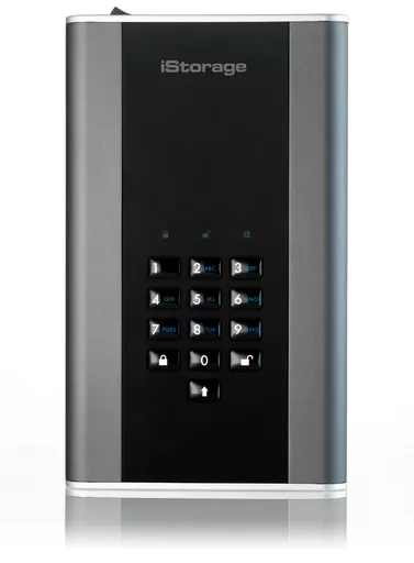 iStorage diskAshur DT² HDD 18TB | Secure Portable Desktop Drive |FIPS 140-2 Level 3 certified | AES-XTS 256-bit Hardware Encryption | Common Criteria EAL5+ (Hardware Certified) | PIN protected | OS & Platform Independent |GDPR, TAA Compliant | Brute forc