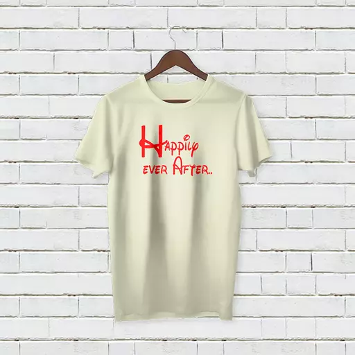 Personalised 'Happily Ever After' T-Shirt