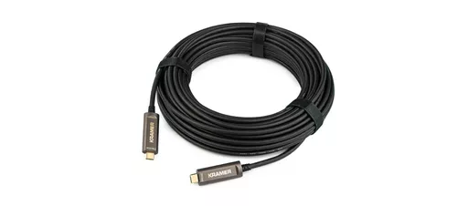 Kramer Electronics CLS-AOCU31/CC USB cable USB 3.2 Gen 2 (3.1 Gen 2) 7.6 m USB C Black