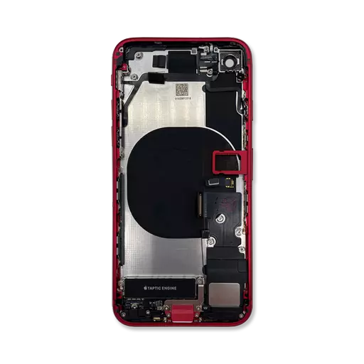 Back Housing With Internal Parts (RECLAIMED) (Grade C) (Red) (No CE Mark) - For iPhone SE2