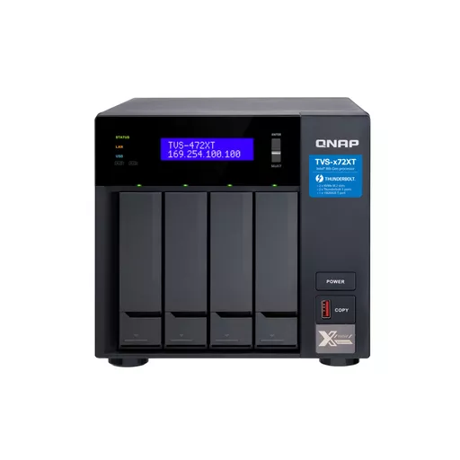 QNAP TVS-472XT NAS Tower Ethernet LAN Black