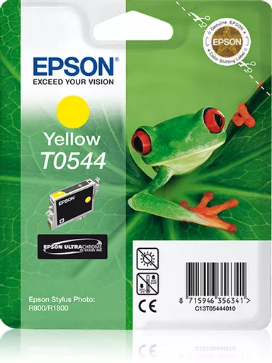 Epson C13T05444010/T0544 Ink cartridge yellow, 400 pages ISO/IEC 24711 13ml for Epson Stylus Photo R 800