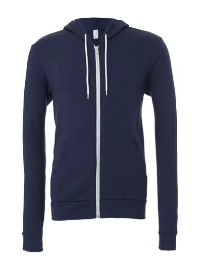 Canvas Unisex Sponge Fleece Full-Zip Hoodie