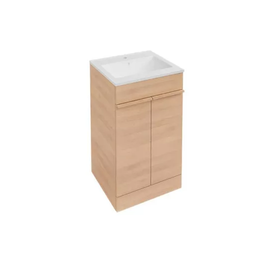 Ravensbourne 500 Floor Standing Door Unit  Natural Oak