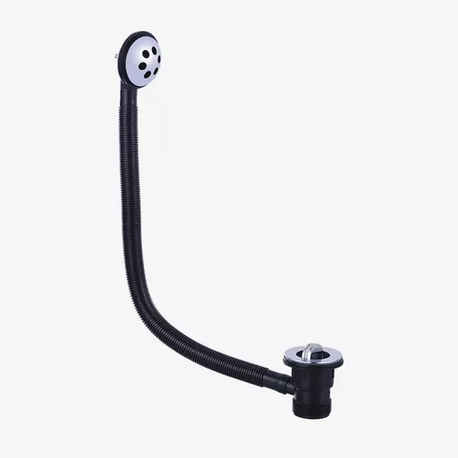 Flip top bath waste - unslotted Chrome Chrome
