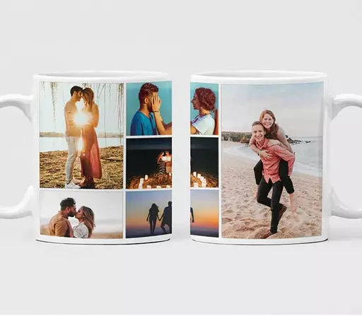 6 Photo Collage Personalised Mug