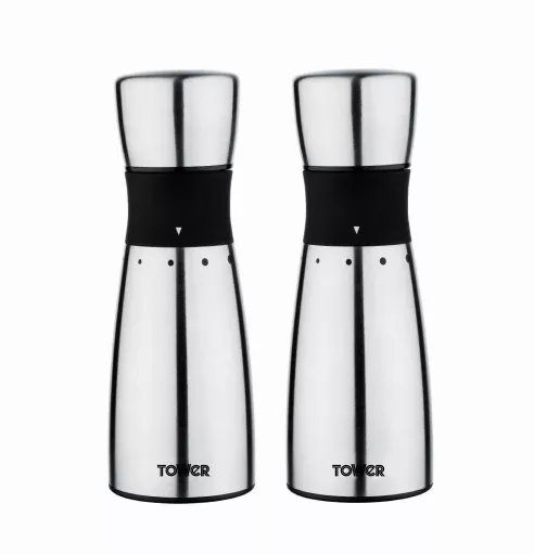 Manual Salt & Pepper Mill Set