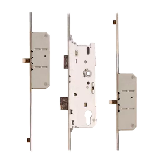 FUHR Lever Operated Latch & Deadbolt - 2 Round Bolt 2 Roller