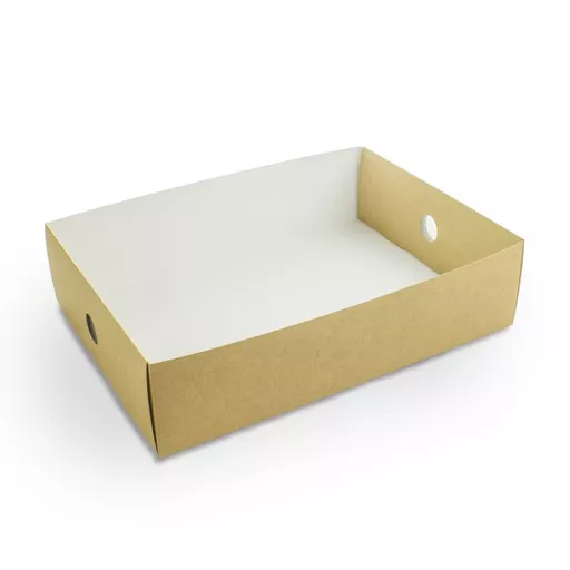 VEGWARE PLATTER BOX HALF INSERT - (1X50)