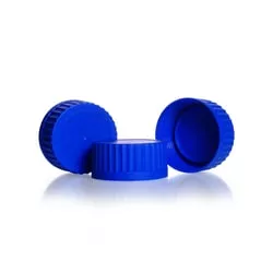 GLS 80™ Screw Cap, Blue PP, Linerless Lip Seal Duran™ PK10
