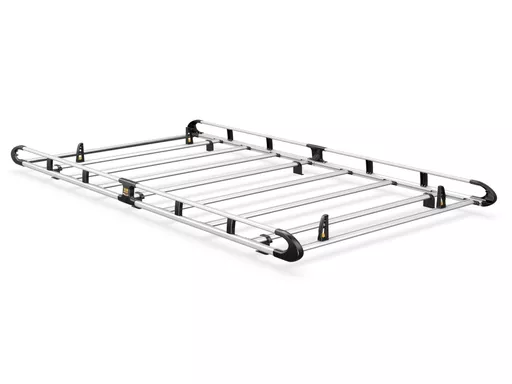 Vauxhall Movano 2022-Onwards L2, H1 Twin Rear Doors - ULTI Rack+ (Aluminium) - 7 Bar Roof Rack