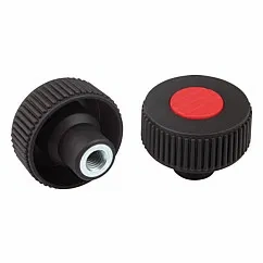 K0260 Knurled Knobs With Cap Form K Size M5-M12