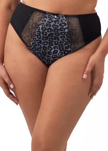 Elomi Morgan Snow Leopard High Leg Brief.jpg