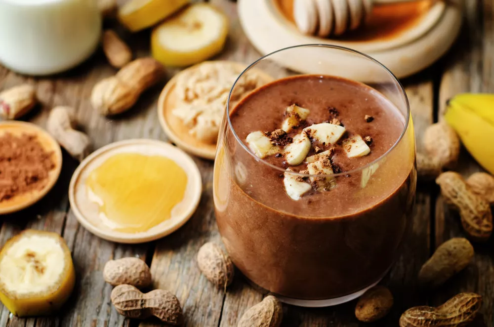 Chocolate And Peanut Butter Smoothie