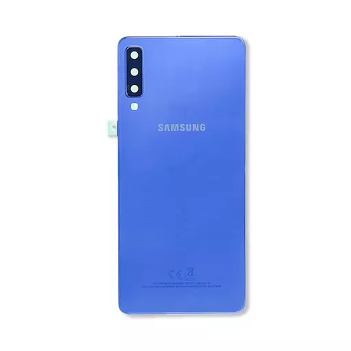 Back Cover w/ Camera Lens (Service Pack) (Blue) - For Galaxy A7 (2018) (A750)