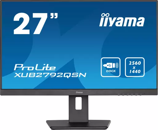 iiyama ProLite computer monitor 68.6 cm (27") 2560 x 1440 pixels Wide Quad HD LED Black