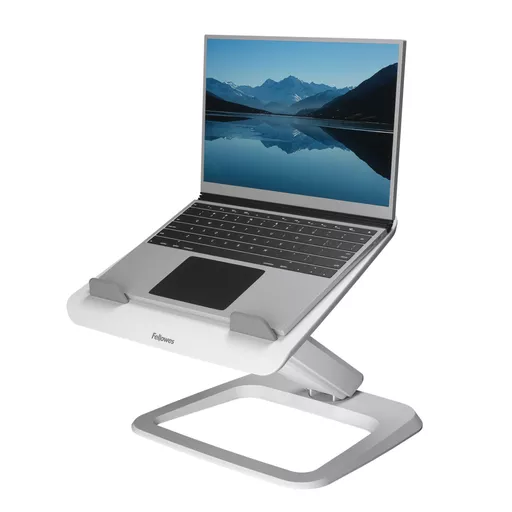 Fellowes Laptop Stand for Desk - Hana LT Laptop Stand for the Home and Office - Adjustable Laptop Stand with 3 Height Adjustments - Max Monitor Size 19