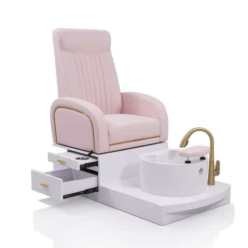 SkinMate Darcy Pedicure Chair - Pink