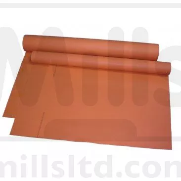 Class 0 Orange Rubber Insulating Blanket (915mm x 1000mm x 1mm)