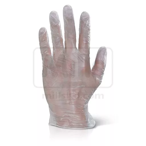 Vinyl Gloves Powder Free Clear Large - Box of 100