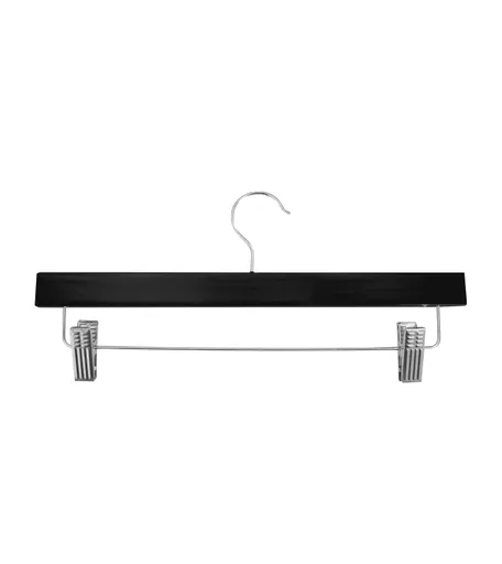 Black Wooden Peg Hanger - 350mm - 100 pack