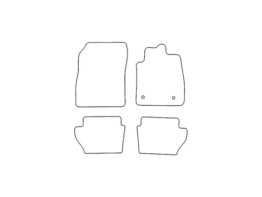 Ford Fiesta MK8 2018+ Tailored 3mm Rubber Mats