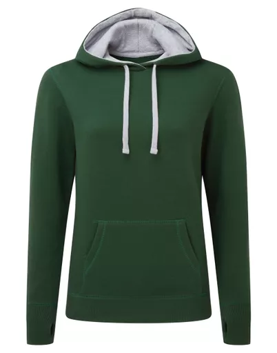 Ladies' Contrast Hoodie