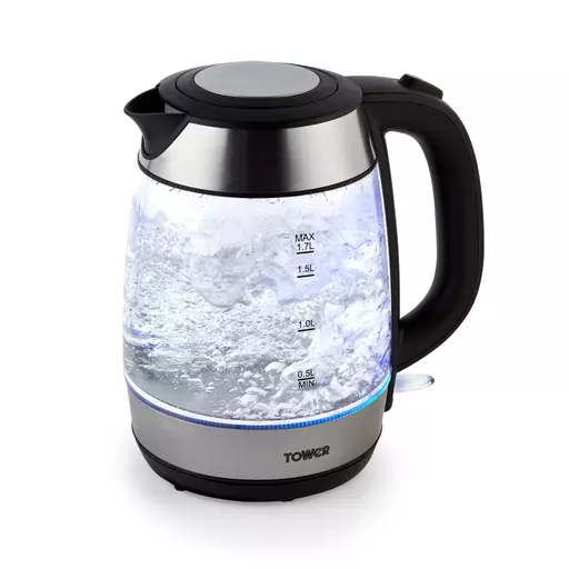 Tower Rapid Boil Glass Kettle 1.7L - Home Store + More