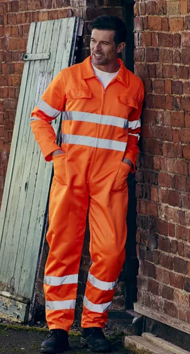 Hi-Vis Polycotton Coverall