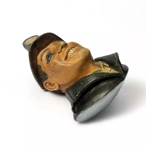Chalkware Miners Face Wall Decor