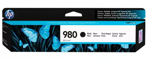 HP D8J10A/980 Ink cartridge black, 10K pages ISO/IEC 24711 203.5ml for HP OfficeJet X 555