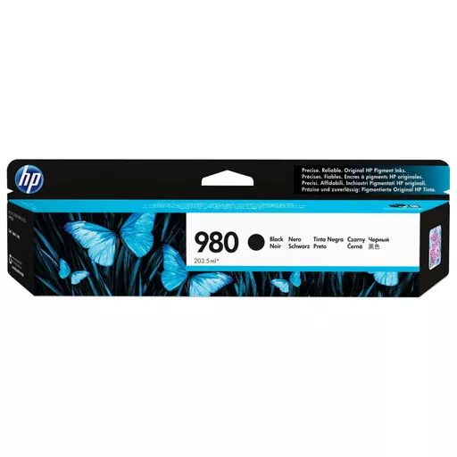 HP D8J10A/980 Ink cartridge black, 10K pages ISO/IEC 24711 203.5ml for HP OfficeJet X 555