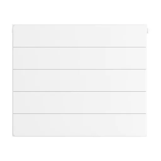 Flat Cover Plate with Lines 500 x 600 Gloss White