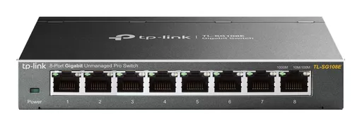 TP-Link TL-SG108E network switch Managed L2 Gigabit Ethernet (10/100/1000) Black