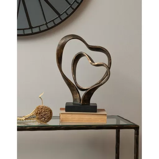 Double Heart Sculpture