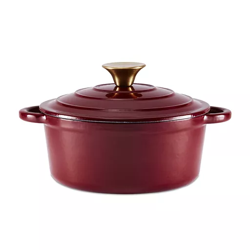 20cm Round Casserole Cast Iron