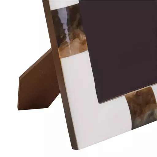 -Cream & Brown Photo Frame,  5x7