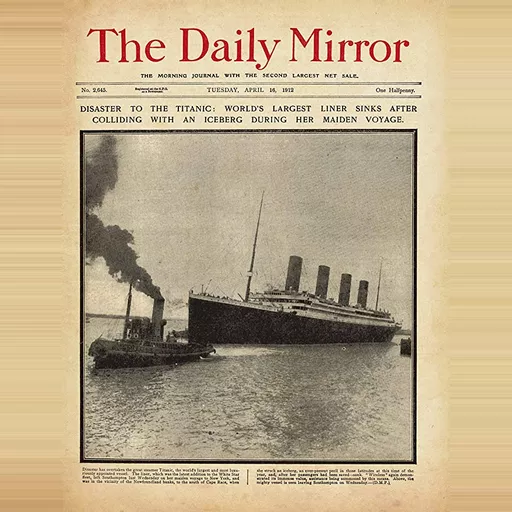 Titanic Newspaper