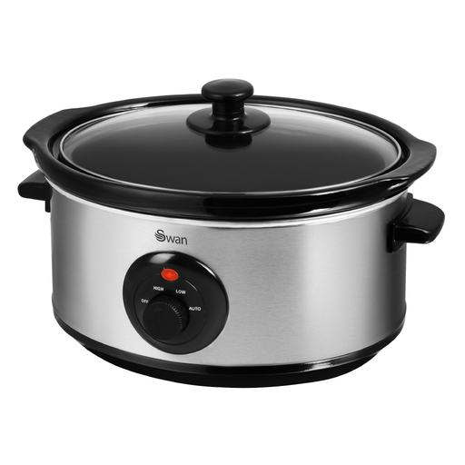 Swan Stainless Steel 3.5 Litre Slow Cooker