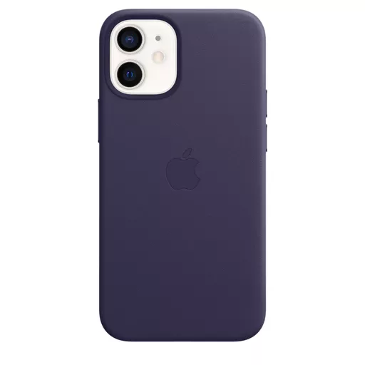 Apple iPhone 12 mini Leather Case with MagSafe - Deep Violet