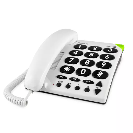 Doro PhoneEasy 311c Analog telephone White