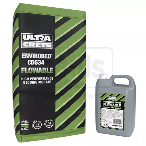 UltraCrete Envirobed CD534 Flowable High Performance Mortar - 48x 18kg Bags