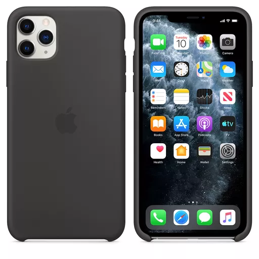 Apple iPhone 11 Pro Max Silicone Case - Black