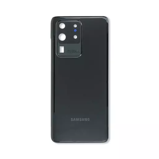 Back Cover w/ Camera Lens (Service Pack) (Cosmic Black) - For Galaxy S20 Ultra (G988)