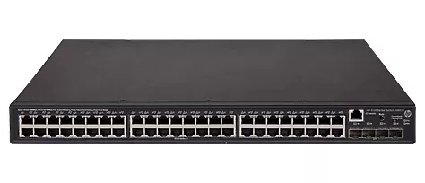 HPE 5130-48G-PoE+-4SFP+ (370W) EI Managed L3 Gigabit Ethernet (10/100/1000) Power over Ethernet (PoE) 1U Black