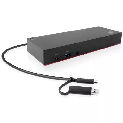 Lenovo 40AF0135EU laptop dock/port replicator Wired Black