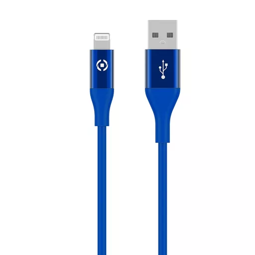 Celly USBLIGHTCOLORBL lightning cable 1 m Blue